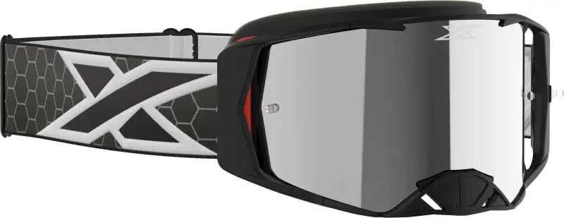 Lucid Goggle Black/White W/Silver Mirror wps-067-11000