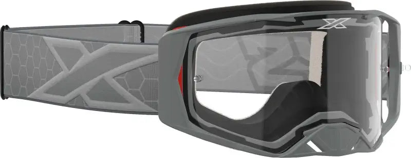 Lucid Goggle Stealth Grey W/Clear Lens wps-067-11045