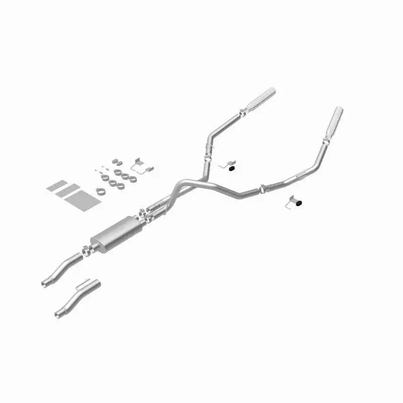 MagnaFlow 11 Ford F-150 3.7L/5.0L/6.2L SS Catback Exhaust Dual Split Rear Exit w/ 3.5in SS Tips 15460