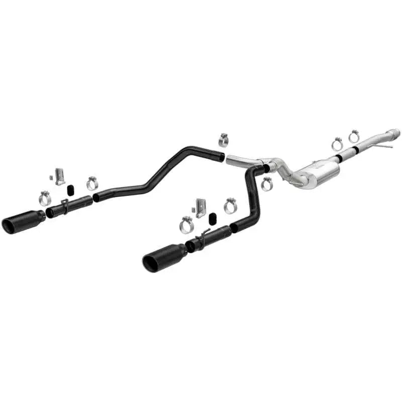 MagnaFlow 2019 Chevy Silverado 1500 V8 5.3L/V6 4.3L Street Series Dual Exit Exhaust w/ Black Tips 19472