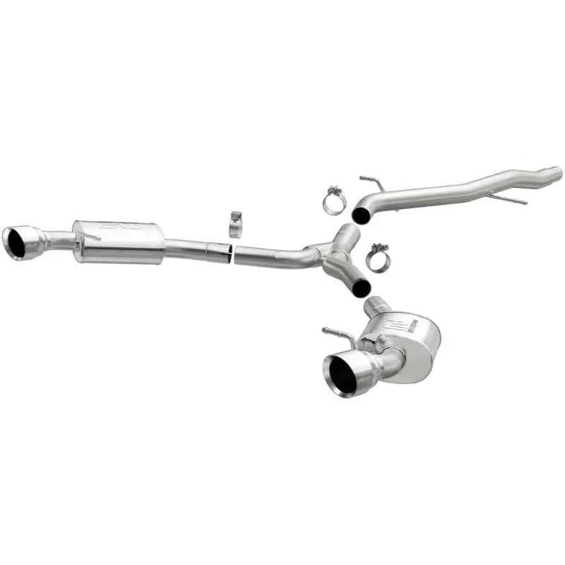 MagnaFlow CatBack 18-19 Audi A5 Dual Exit Polished Stainless Exhaust - 3in Main Piping Diameter 19390