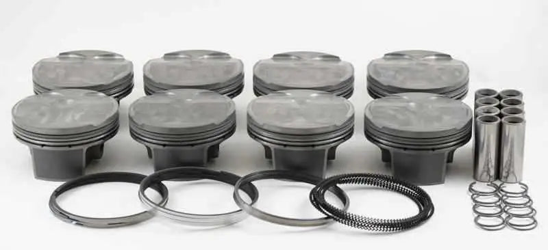 Mahle MS Piston Set of 8 Ford 5.2L Voodoo 315cid 3.710in Bore 3.661 Stk 5.9 Rod .827 Pin 7.8cc 12CR 930258401
