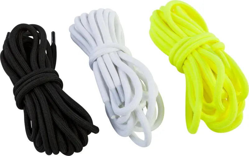 Marker Boot Laces Black/Hi Vis/White 3/Pr wps-361-99630