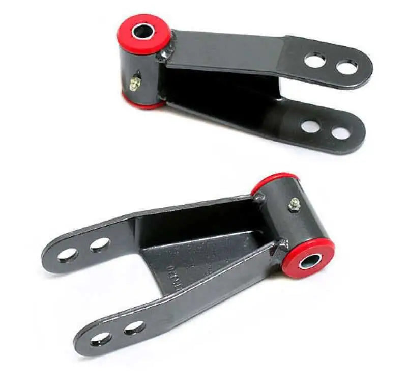 MaxTrac 04-17 Nissan Titan 2WD/4WD 2in Rear Lowering Shackles 415320