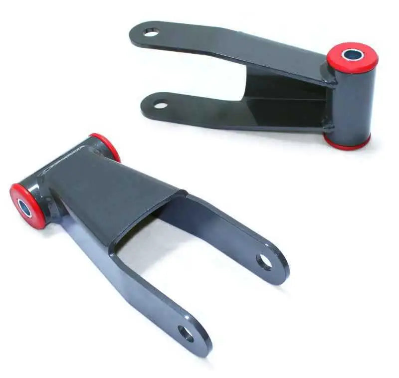 MaxTrac 11-18 GM C/K1500HD/2500HD/3500HD 2WD/4WD 1in Rear Lowering Shackles 413710