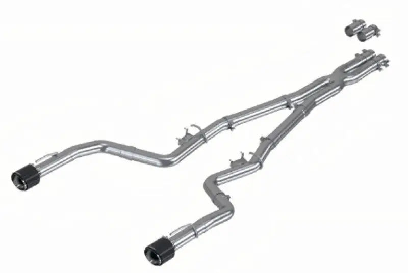MBRP 17-21 Charger 5.7L/6.2L/6.4L 3in Race Profile Cat-Back w/Dual Carbon Fiber Tips T304 SS Exhaust mbrps71183cf
