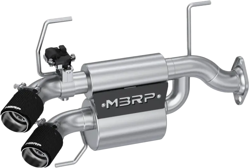 MBRP AT-9539AS Stacked Dual Outlet Active Exhaust Upgrade 241-10297