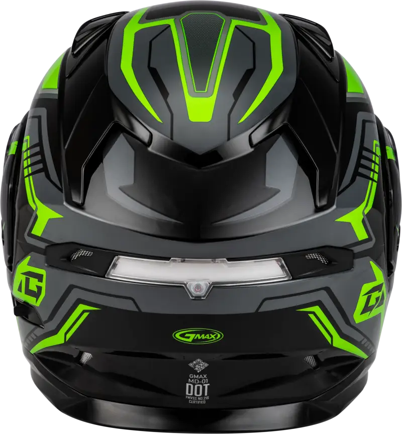 Md 01s Transistor Snow Helmet Black/Grey/Green Sm 72-7283s