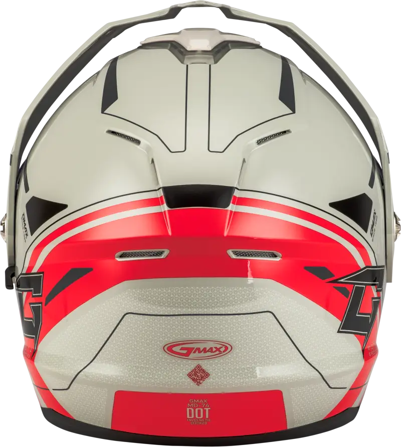 Md 74s Spectre Snow Helmet W/ Electric Shield White/Red Xl 72-7245x