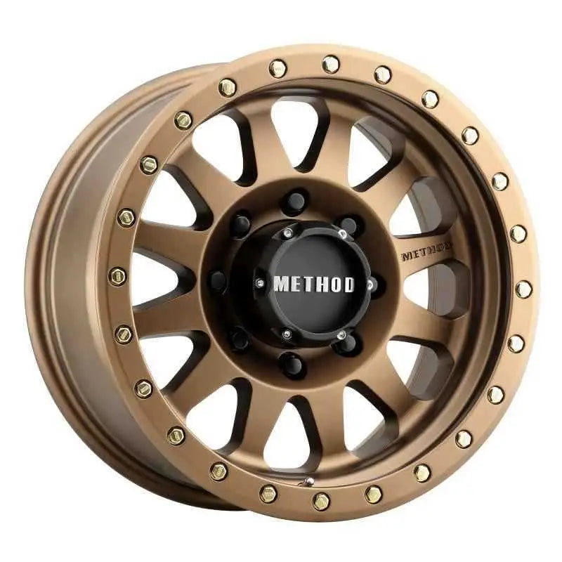 Method MR304 Double Standard 17x8.5 0mm Offset 8x6.5 130.81mm CB Method Bronze Wheel mr30478580900