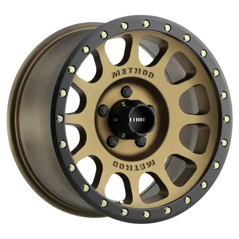Method MR305 NV 18x9 0mm Offset 5x150 116.5mm CB Method Bronze/Black Street Loc Wheel mr30589058900