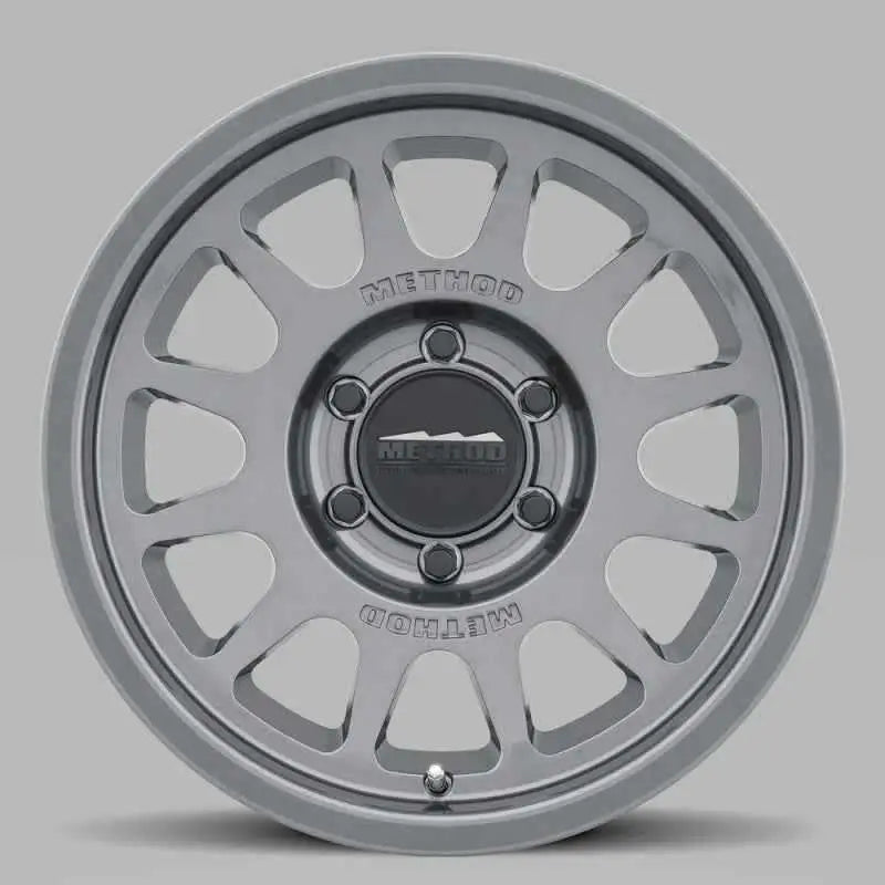 Method MR703 17x7.5 +50mm Offset 6x130 84.1mm CB Gloss Titanium Wheel mr70377563850
