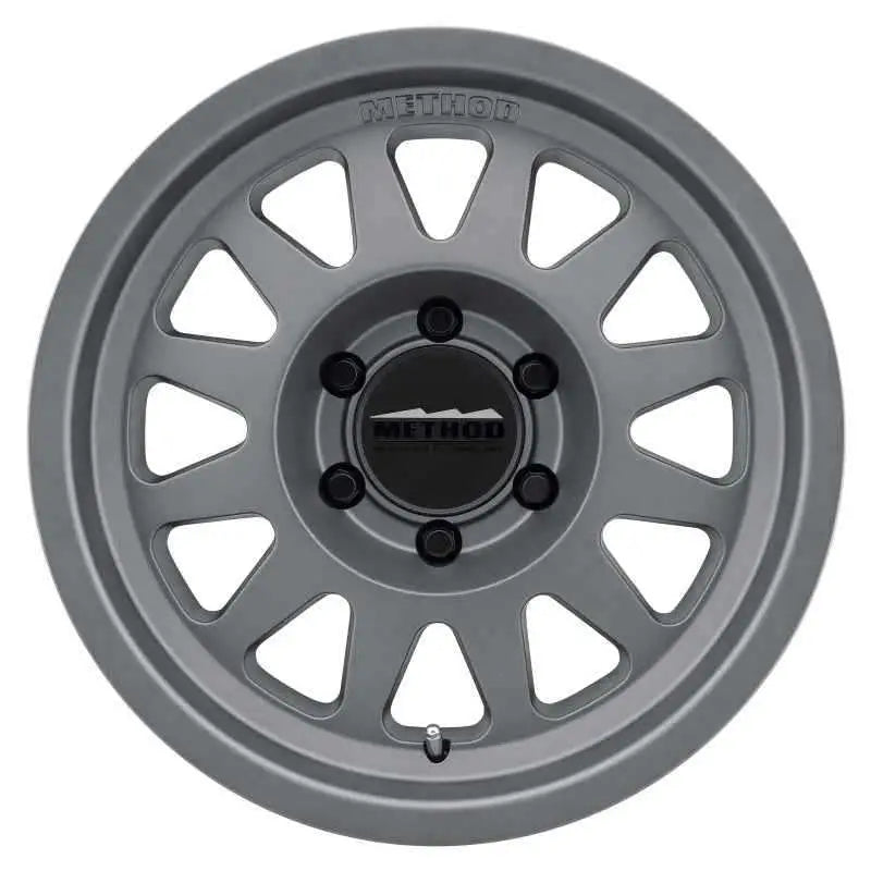 Method MR704 17x8.5 0mm Offset 6x5.5 106.25mm CB Matte Titanium Wheel mr70478560800