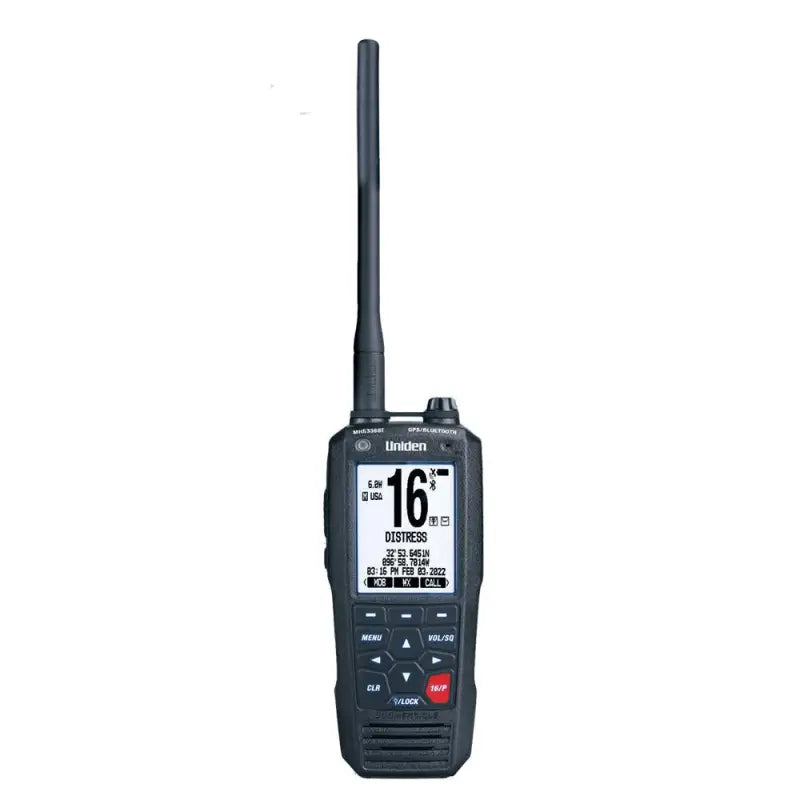 MHS338BT Uniden Ameri Floating Handheld Two-Way Vhf Class unamhs338bt