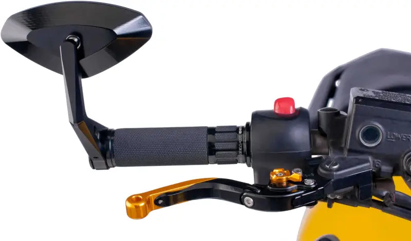 Mirror Hi Tech Bar End L/R Black wps-561-06994bk