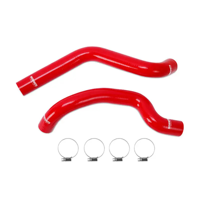 Mishimoto 07-11 Jeep Wrangler 6cyl Red Silicone Hose Kit mismmhose-wr6-07rd
