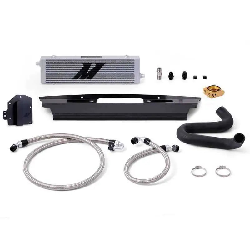 Mishimoto 15-17 Ford Mustang GT Right-Hand Drive Thermostatic Oil Cooler Kit - Silver mmoc-mus8-15trhd