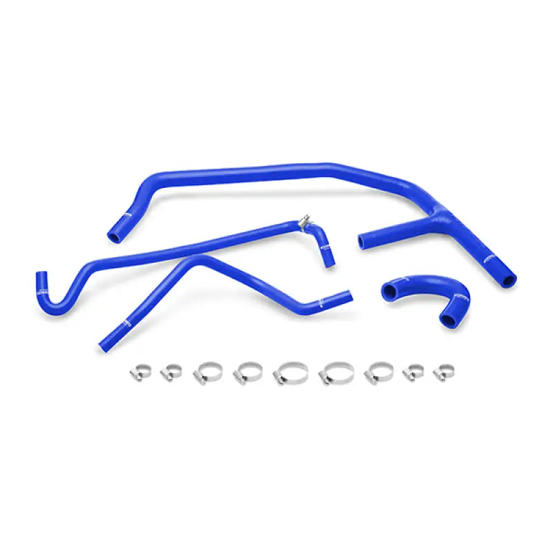 Mishimoto 15+ Ford Mustang EcoBoost Blue Silicone Ancillary Hose Kit mismmhose-mus4-15ancbl