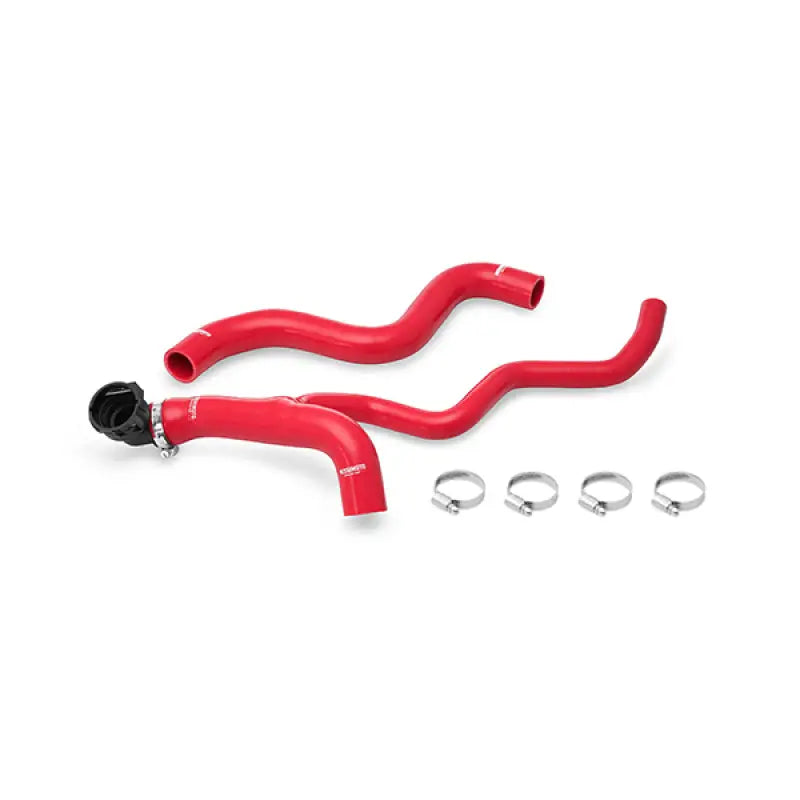 Mishimoto 2012+ Fiat 500 Non-Turbo Red Silicone Radiator Hose Kit mismmhose-500na-12rd
