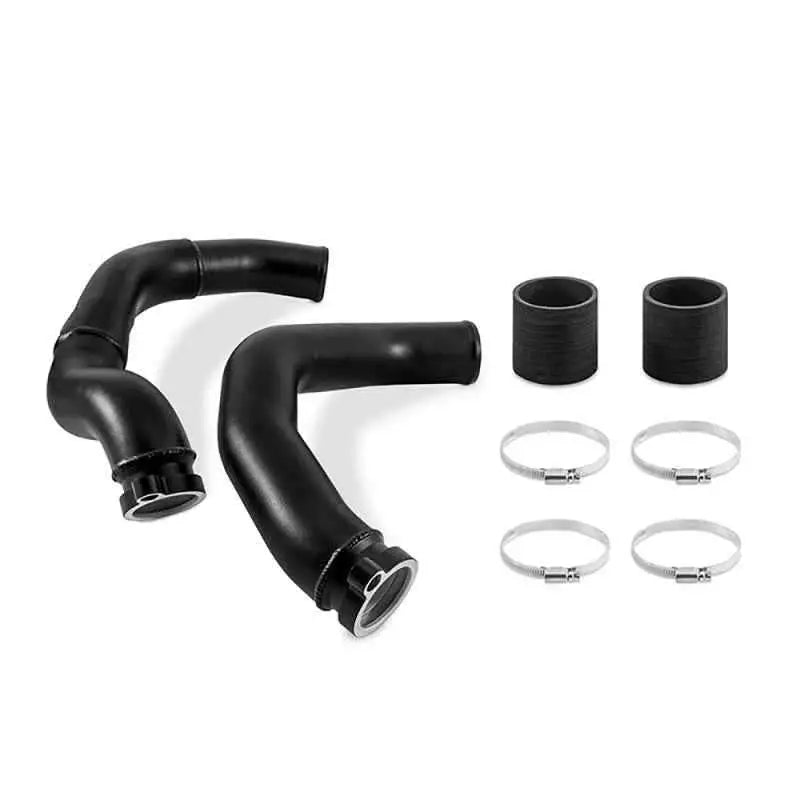 Mishimoto 2015+ BMW F8X M3/M4 Charge Pipe Kit - Wrinkle Black mmicp-f80-15