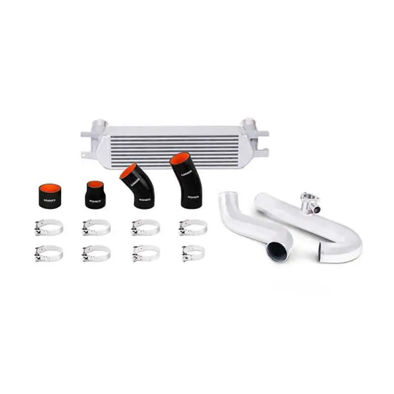 Mishimoto 2015 Ford Mustang EcoBoost Performance Intercooler Kit - Silver Core Polished Pipes mmint-mus4-15kpsl