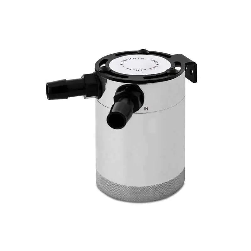 Mishimoto Compact Baffled Oil Catch Can - 2-Port - Polished mmbcc-cbtwo-p