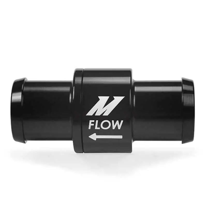 Mishimoto One-Way Check Valve 3/4in Aluminum Fitting - Black mmft-chkvlv-34