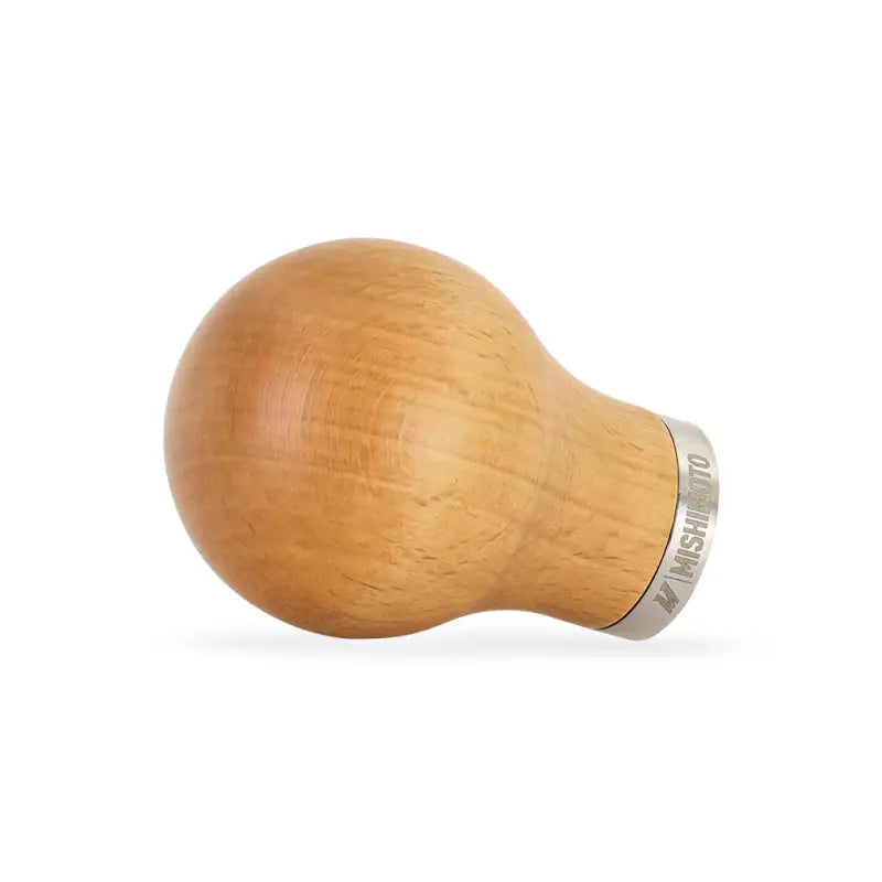 Mishimoto Round Steel Core Wood Shift Knob - Beech mismmsk-wd-rbe