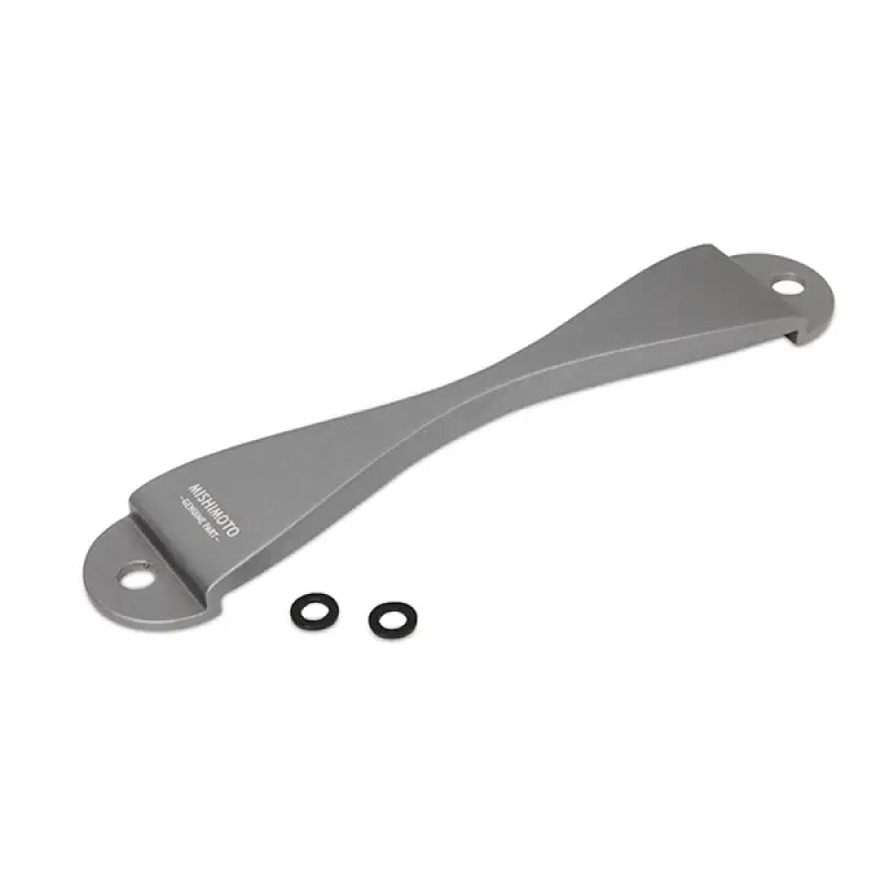 Mishimoto Subaru CNC Battery Tie-Down - Silver mismmtd-sub-a
