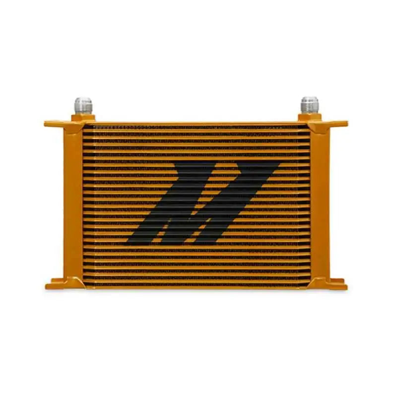 Mishimoto Universal 25-Row Oil Cooler - Gold mmoc-25g