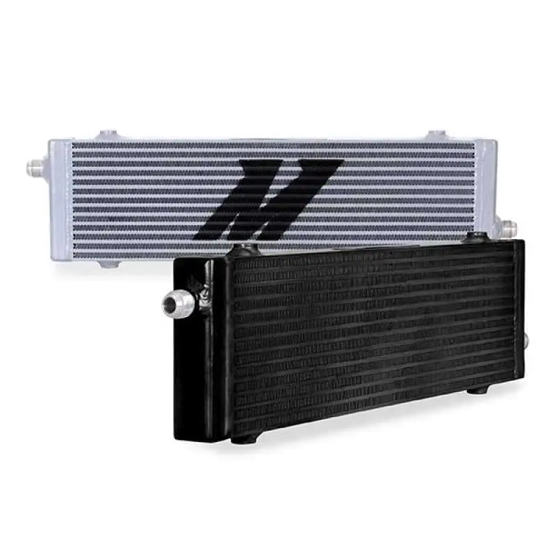 Mishimoto Universal Large Bar and Plate Cross Flow Black Oil Cooler mmoc-sp-lbk
