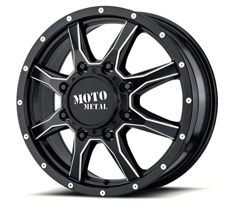 MO995208827127Wheel Pros 20X8.25 8X200 S-Blk Mill 127Mm a785208827127