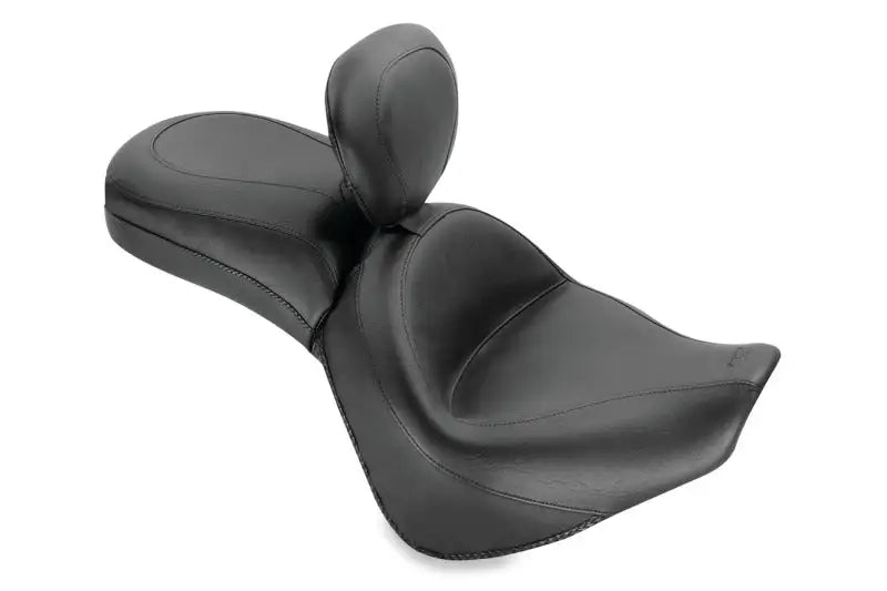 Mustang 06-21 Kawasaki Vulcan 900 Classic, Custom Touring 1PC Seat w/Driver Backrest - Black - 79417 mmp79417
