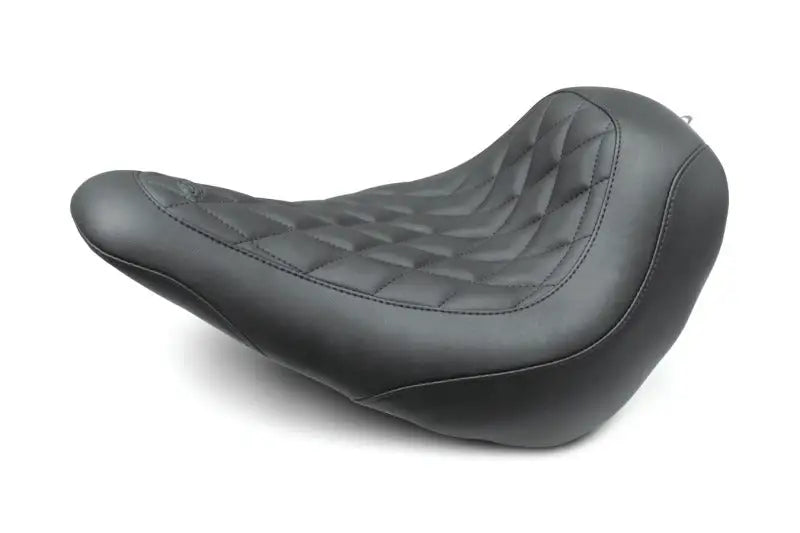 Mustang 18-21 Harley Low Rider, Sport Glide Wide Tripper Solo Seat Diamond Stitch - Black - 83044 mmp83044