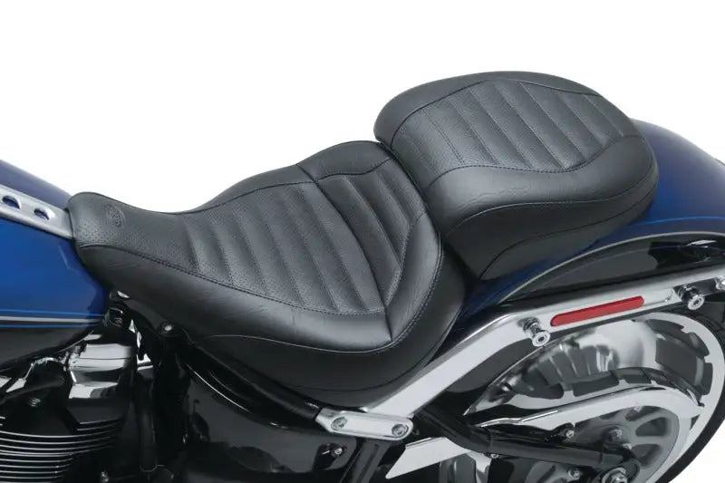 Mustang 18-23 Harley Fat Boy Standard Touring Passenger Seat - Black - 75833 mmp75833