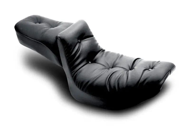 Mustang 82-00 Harley FXR 2PC Seat Regal - Black - 75083 mmp75083