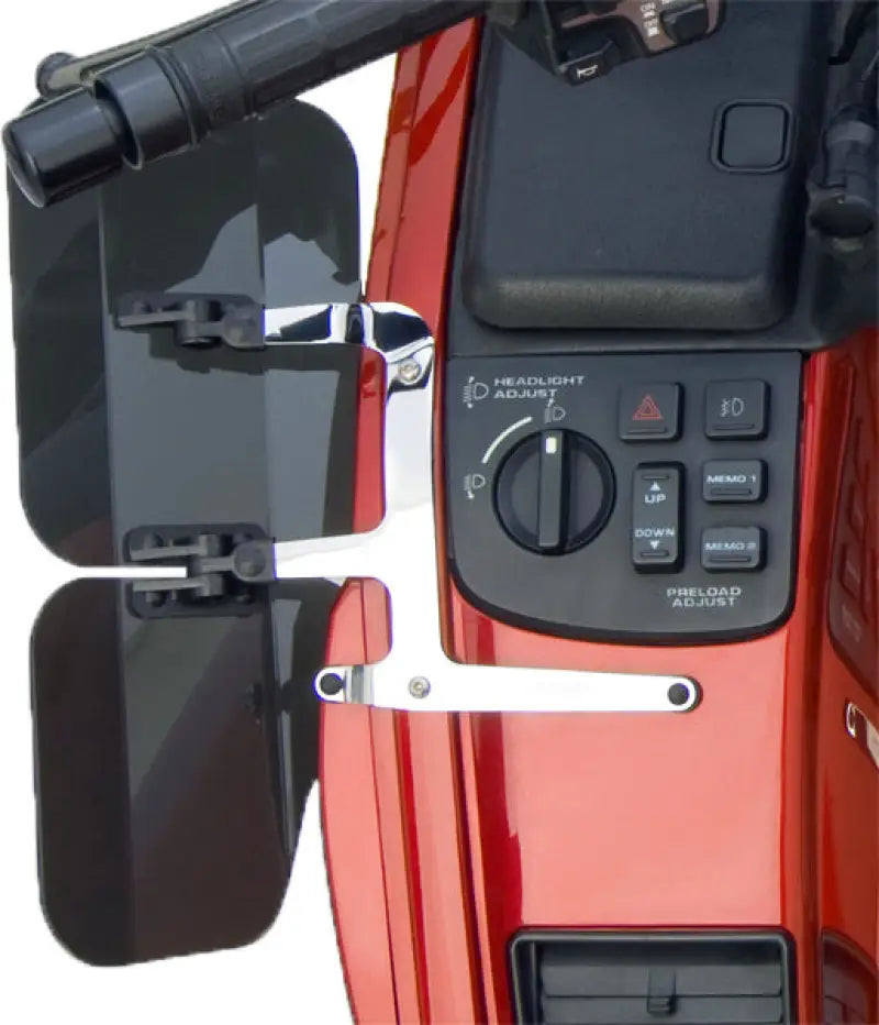 N5107 Wing Deflectors Fairing Mount Dark Smoke wps-562-30350