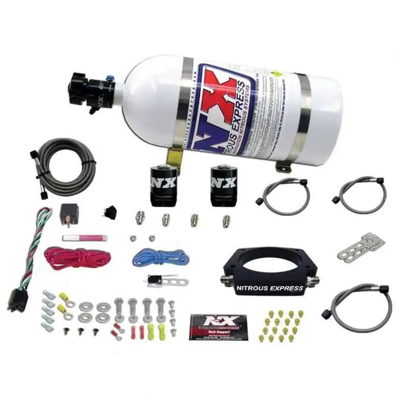 Nitrous Express GM LS 102mm Nitrous Plate Kit (50-400HP) w/10lb Bottle 20933-10