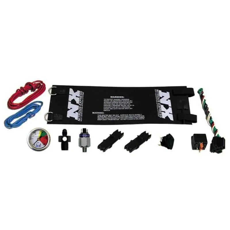 Nitrous Express Heavy Duty Fully Automatic Bottle Heater (6AN) w/Gauge 15937