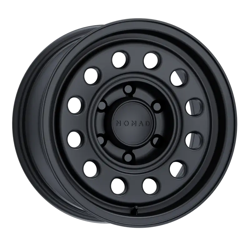 Nomad N501SB Convoy 15x7in / 6x139.7 BP / -10mm Offset / 107.95mm Bore - Satin Black Wheel nomn501sb-57060-10