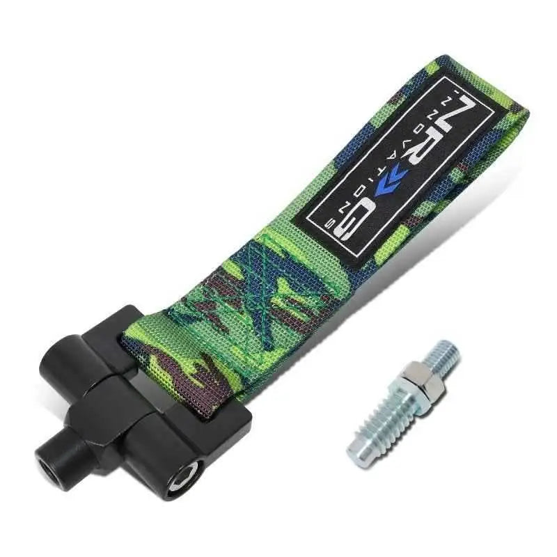 NRG Bolt-In Tow Strap Camo- Honda S2000 0008 / Fit/Jazz 0307 (5000lb. Limit) tow-130cm1