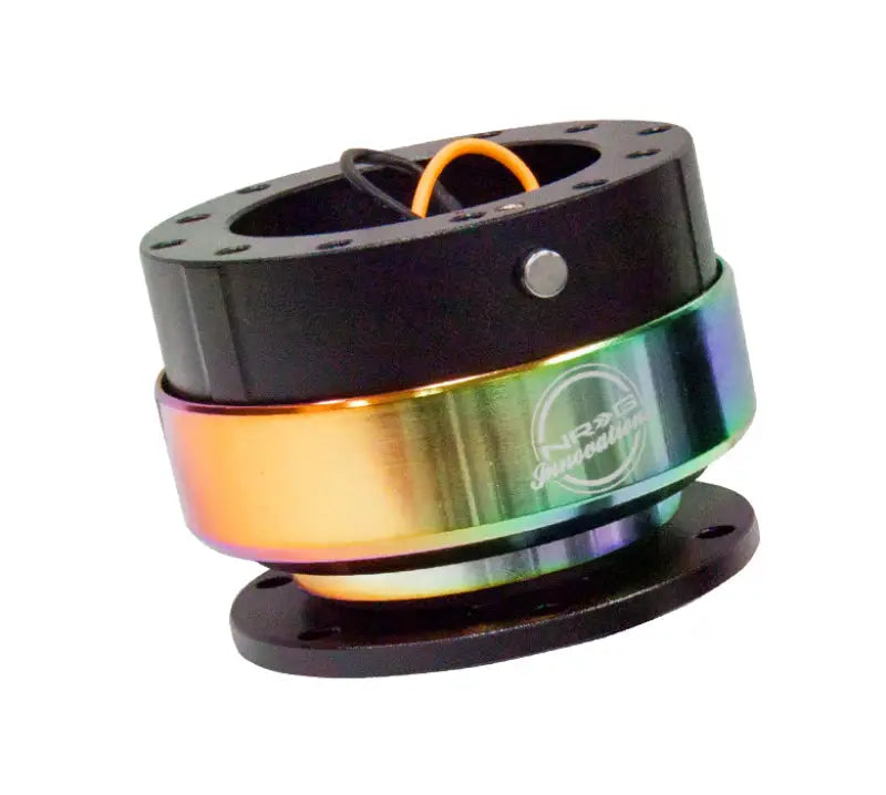 NRG Quick Release Gen 2.0 - Black Body / Neochrome Ring nrgsrk-200bk-mc