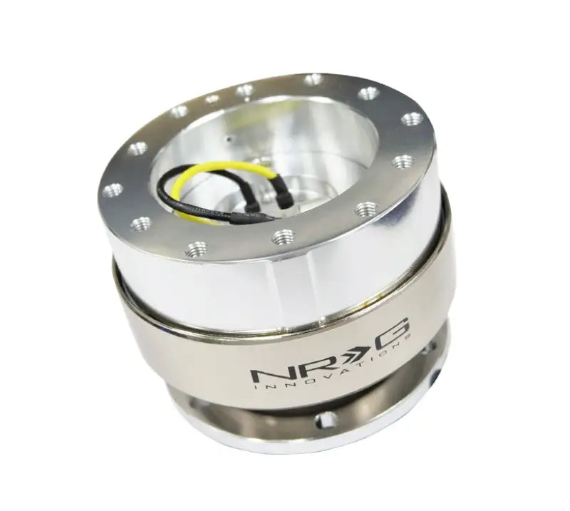 NRG Quick Release Gen 2.0 - Silver Shiny Body / Brushed Silver Ring nrgsrk-200ssl