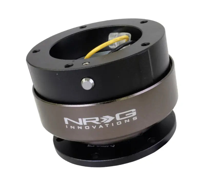 NRG Quick Release Kit Gen 2.5 - Black / Black Ring (6 Hole Base 5 Hole Top) nrgsrk-330bk