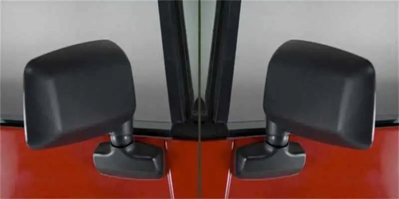 OMIX 11002.19 Door Mirror Kit Black- 87-95 Jeep Wrangler YJ 11002-19