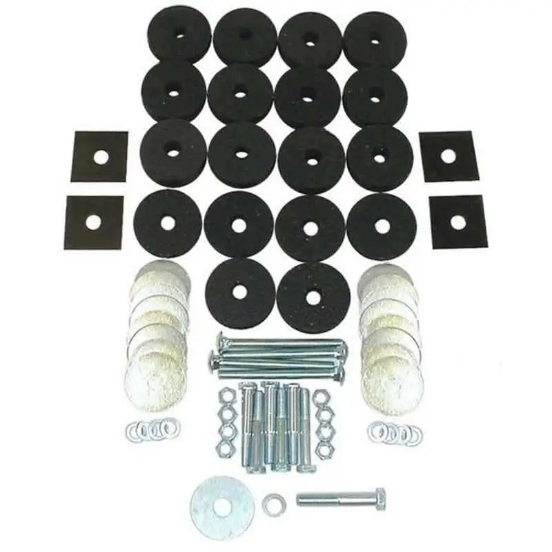 OMIX 12201.01 Body Tub Mounting Kit 41-75 Willys & Jeep Models 12201-01