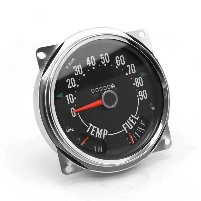 OMIX 17206.04 Replace Speedometer Cluster Asse 0-90 MPH 55-75 CJ 17206-04
