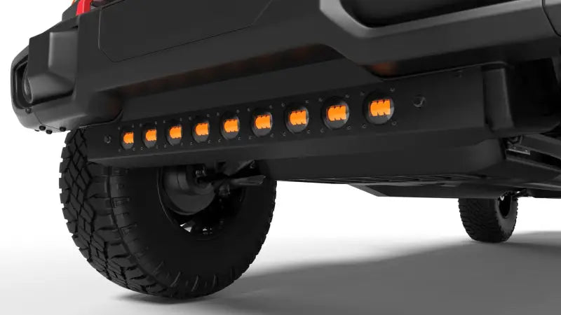 ORACLE Lighting 18-22 Jeep Wrangler JL/ 20-22 Gladiator JT Skid Plate w/ Integr LED Emitters - Amber orl5883-005