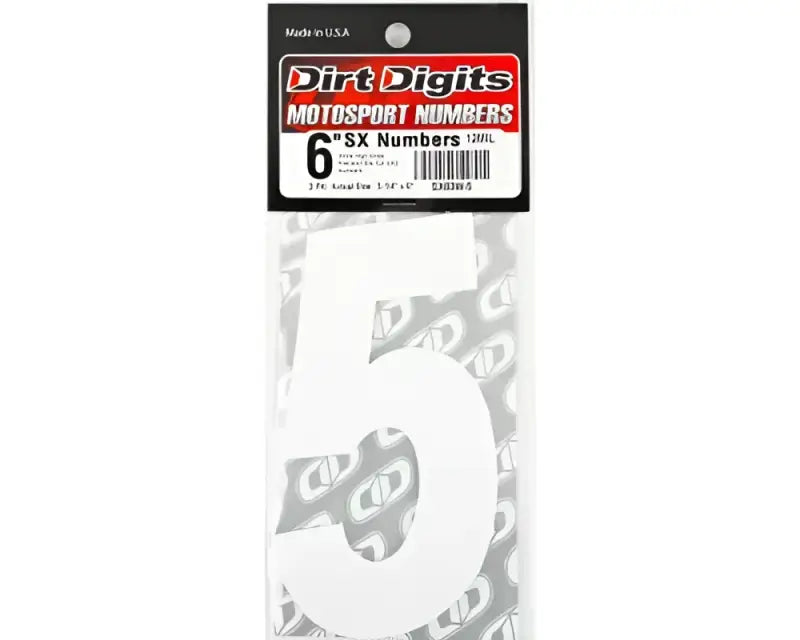 PD63B-5 Dirt Digits Number 5 Black Pro Digits 3/Pk wps-09-6345