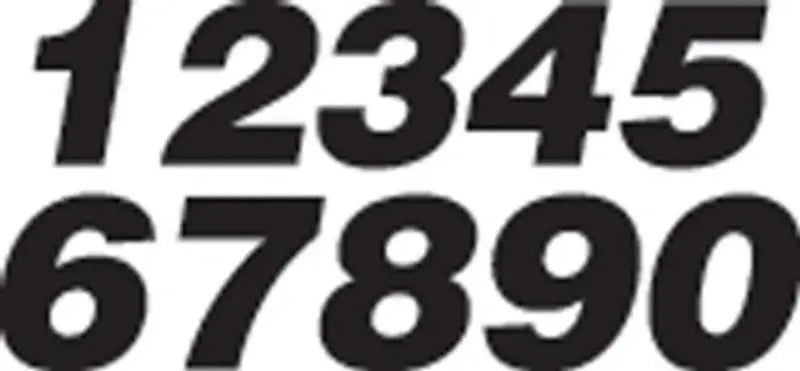 PD63B-8 Dirt Digits Number 8 Black Pro Digits 3/Pk wps-09-6348